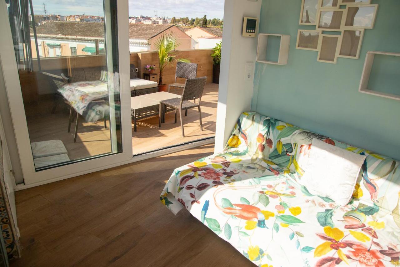 Alojamientos Puerta Palma Con Vistas Y Parking バダホス エクステリア 写真