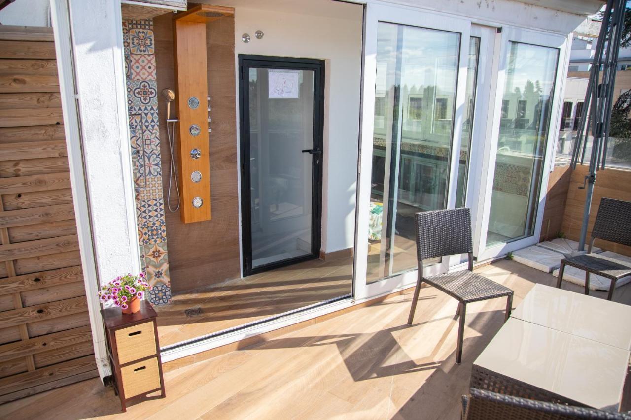 Alojamientos Puerta Palma Con Vistas Y Parking バダホス エクステリア 写真